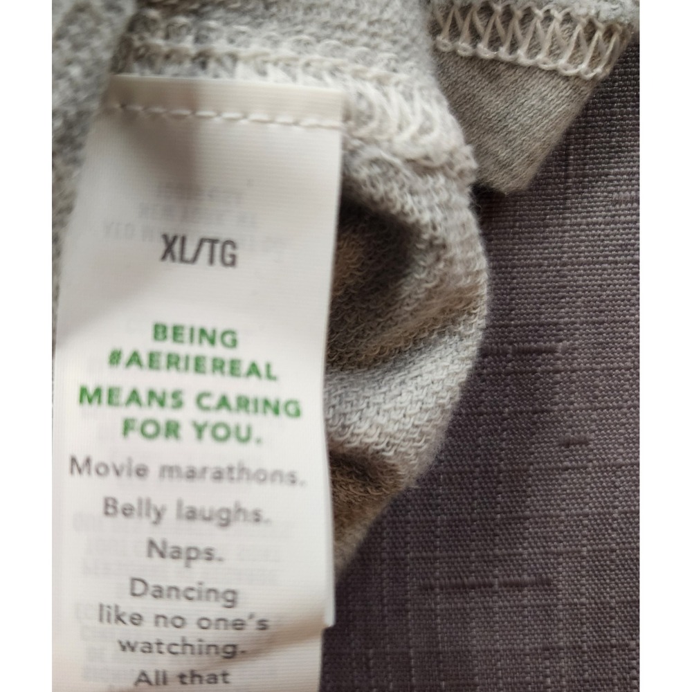 Aerie Adaptive Cardigan Magnetic Snaps Oversized XL Grey Heather Cozy Knit Top - Picture 10 of 14